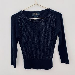 Christine Phillips Beaded Sweater